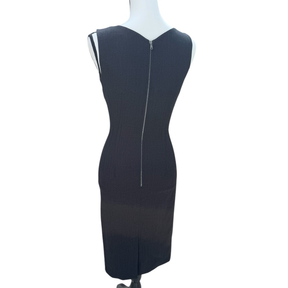 Dolce & Gabanna Sheath Dress Charcoal Sz 38 - Picture 10 of 15